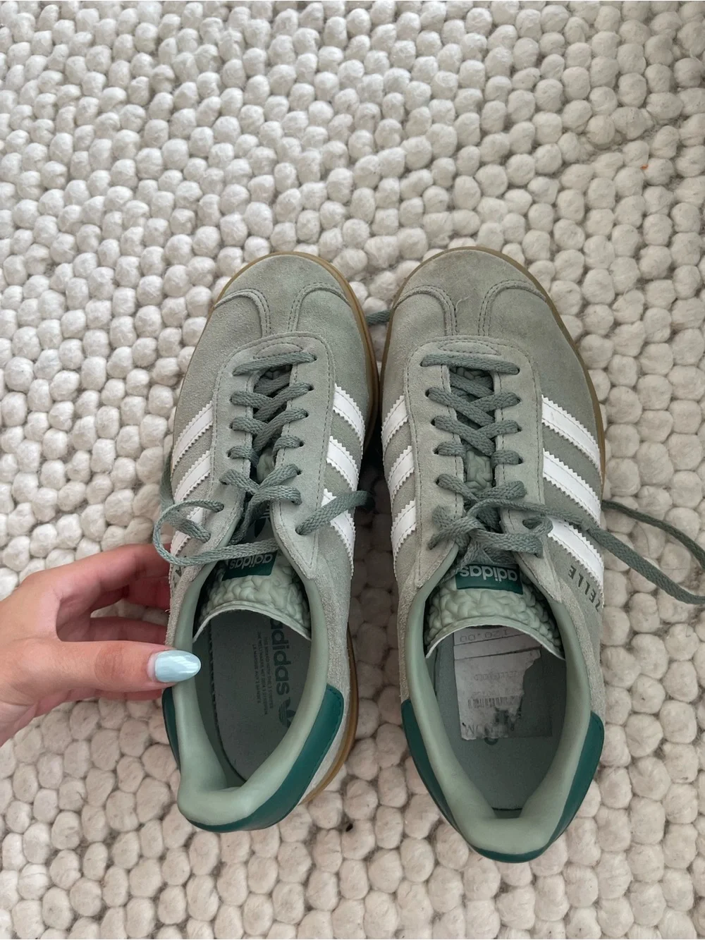 Adidas Green Suede Gazelle Sneakers